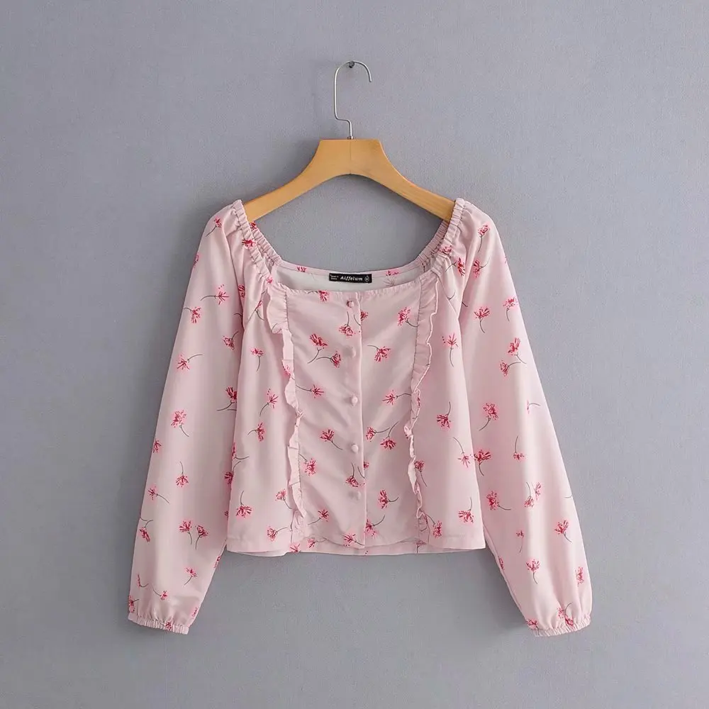 blusas de flores para dama