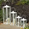 Simple Lantern/European Iron Candlestick / Courtyard Outdoor Decoration Floor Candlestick