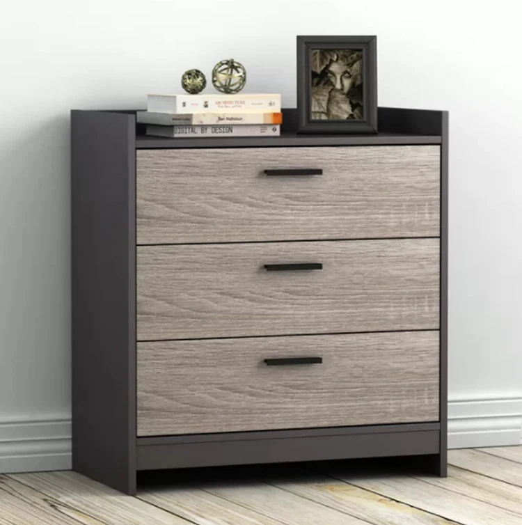 Bedroom Furniture Grey Vintage Cheap Small 3 Drawers Wooden Corner