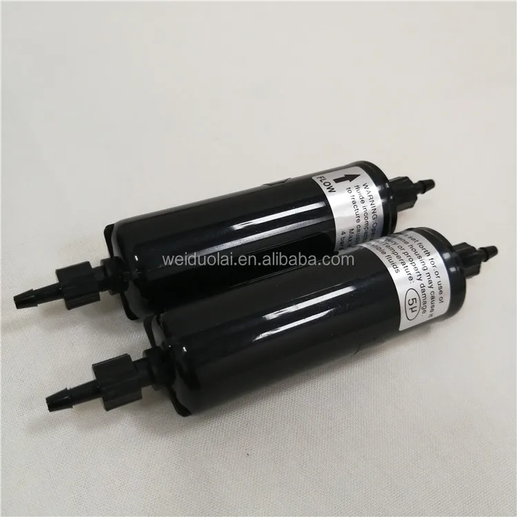 Large Format Printer Solvent Ink Sub Tank with 4 Tube Connections 