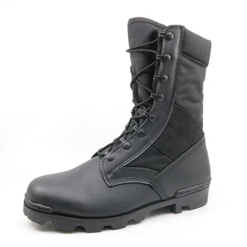 Cemented Genuine Leather Rubber Sole Army Boots Military - Buy Boots ...