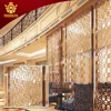 Panel Gold Stainless Steel Screen Laser Cut Metal Room Divider Design Decorative Metal Partition Wall For Living Room