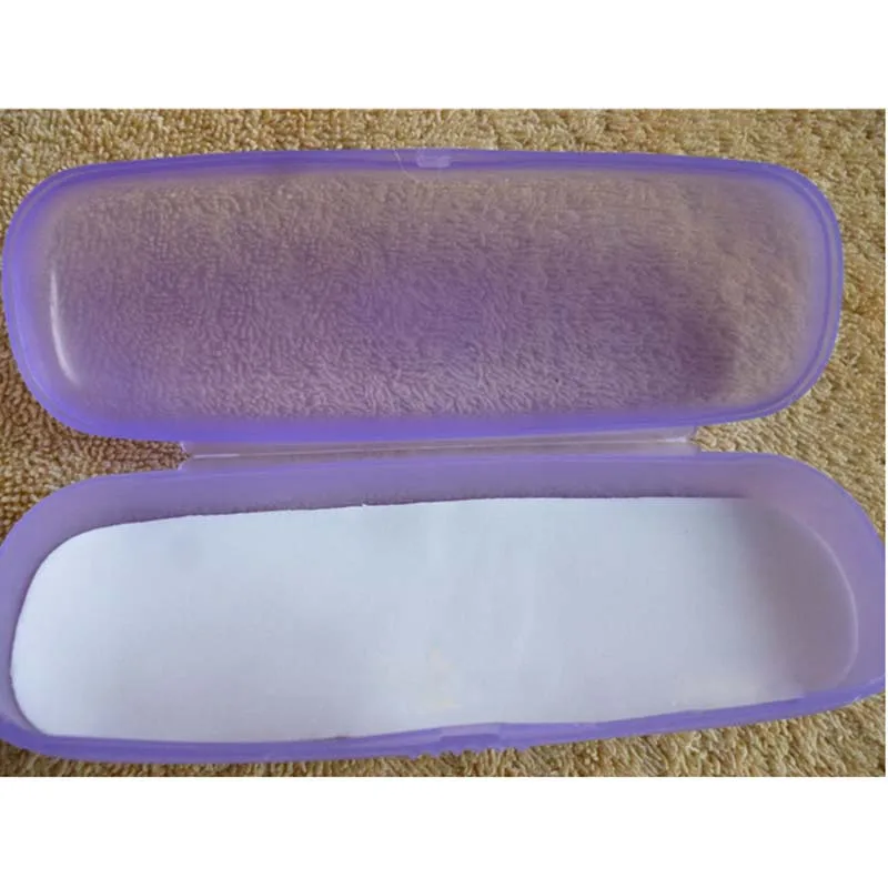 Clear Sunglasses Case Hard Plastic Plain Glasses Holder Box Portable