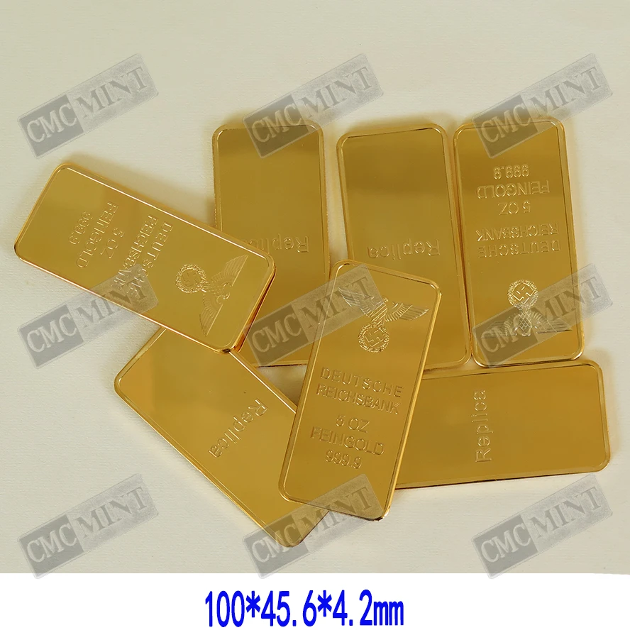 For Custom Made Gold Bar 24k Gold Plated/copper Bullion Bars/brass Bar Buy Souvenir Gold Bar