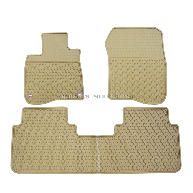 Custom Loge 4 Piece/set Vehicle Universal Pvc Rubber Car Floor Matrubber Car Mats Antislip Pvc