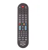 good looking oval black remote control for iris sat tv