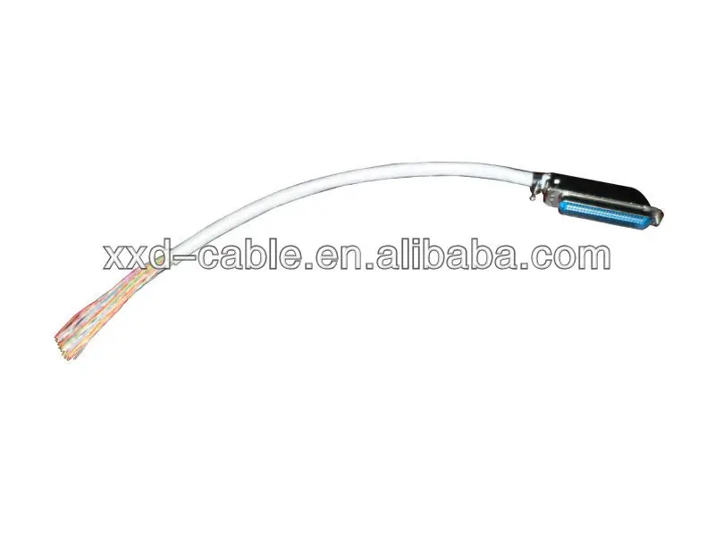 Cat3 Telecom Amphenol Cable 3meter Male To Open Eed 25 Pairs Telephone