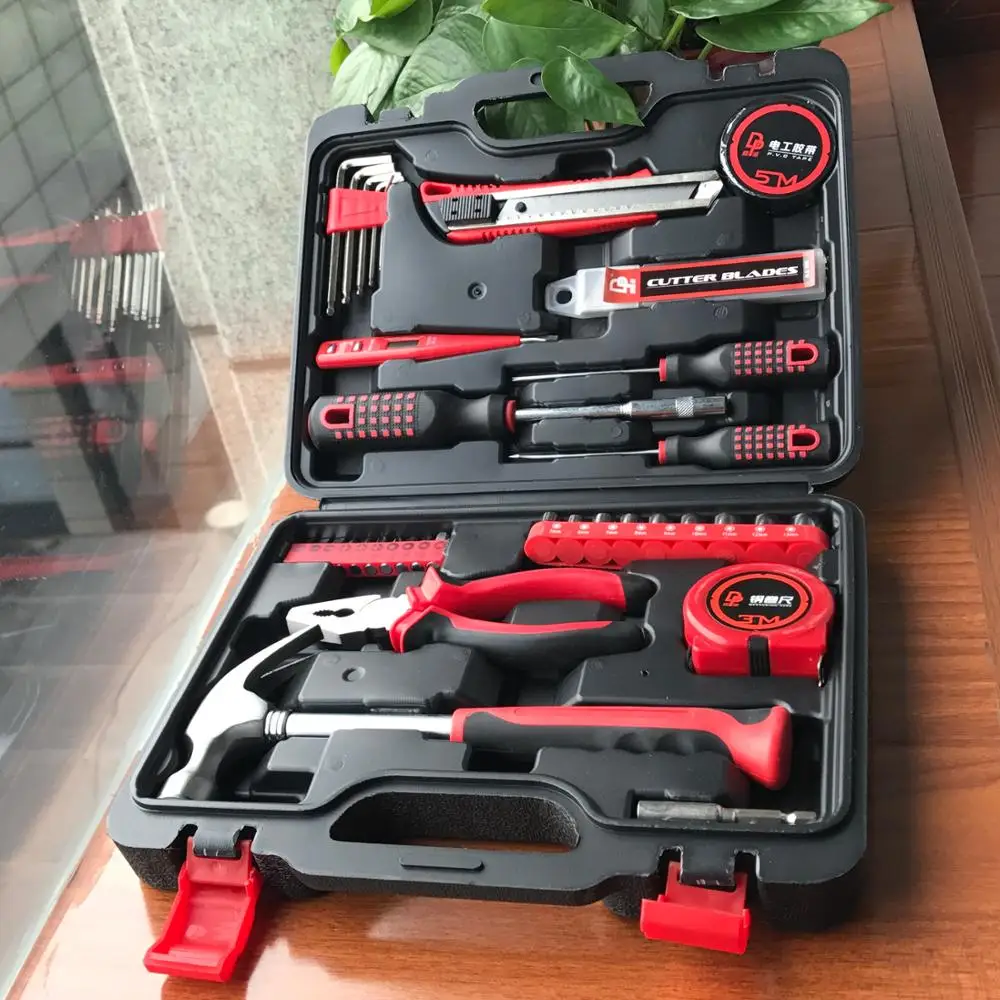 36PCS household tools set regular hardware tool case auto hand tool set