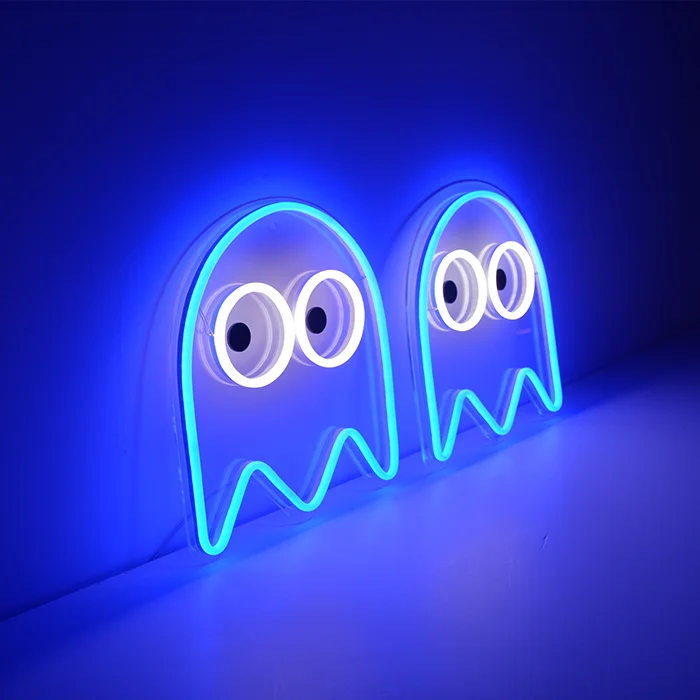Pac Man Neon Lights Led Sign For Room Neon Lights Led Pac Man Sign