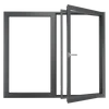 ROOMEYE Thermal Break Aluminium Corner Window
