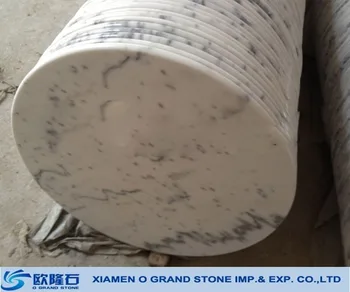 Ronde marmeren blad eettafel wit op maat gesneden marmeren tafelblad ... Marmer blad op maat