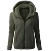 Europe and the United States explosions plush jacket fashion hooded zipper cardigan long-sleeved jacket spot