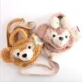 2016 Free shipping Duffy Bear plush cartoon hand bag satchel Girl cartoon change purse Plush Backpacks