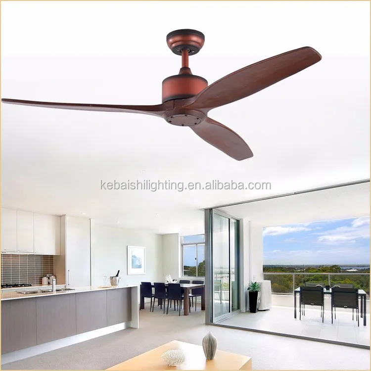 Hot Sale Antique Style Solid Wood Ceiling Fan Low Power Consumption Silent Fan With CE UL ROHS
