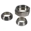 CNC machine turning inconel 625 /stainless steel316 Sanitary bevel Unions Pipe seat fitting with Acme nut