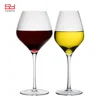 Wholesale crystal clear stemmed red white wine goblets glassware