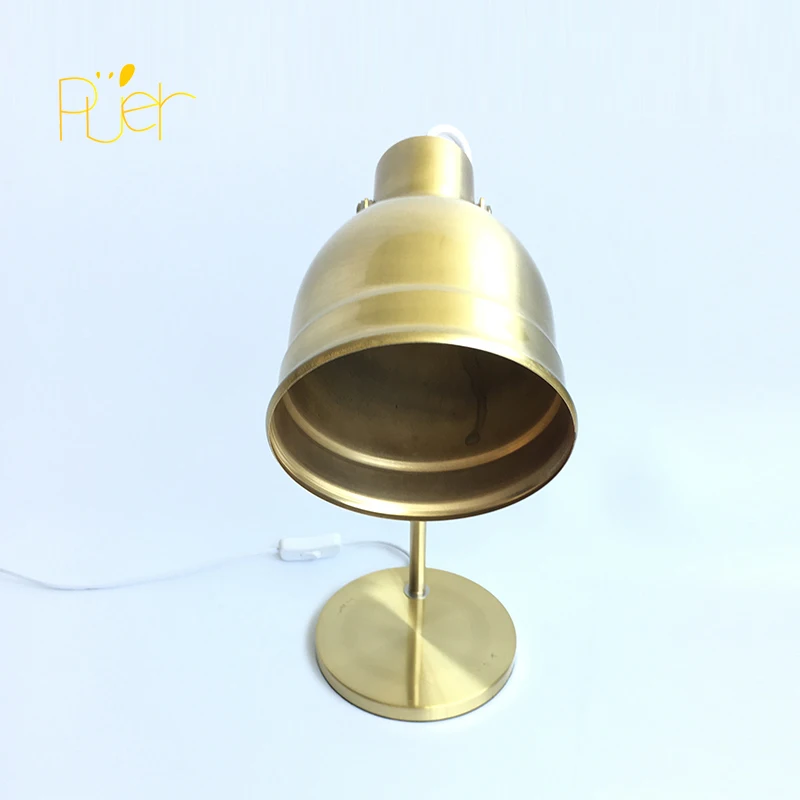 OEM traditional fluorescent lighting decorate metal table lamp