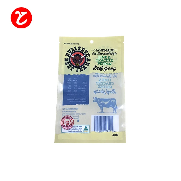 Food Grade Heat Seal Beef Jerky Packaging Bag/vacuum Beef Jerky