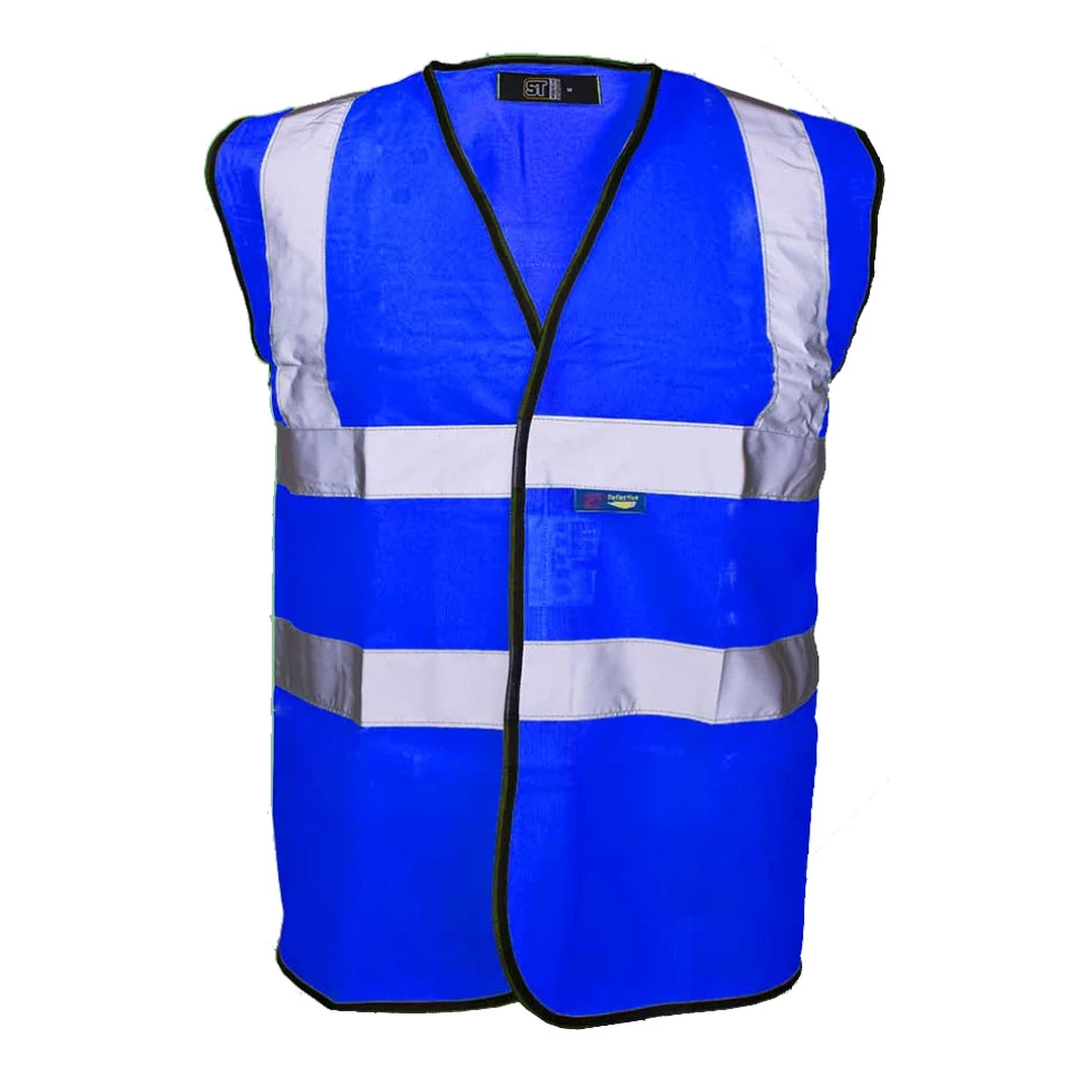 Flu Blue Reflective Safety Vests Meet En471 - Buy Blue ...