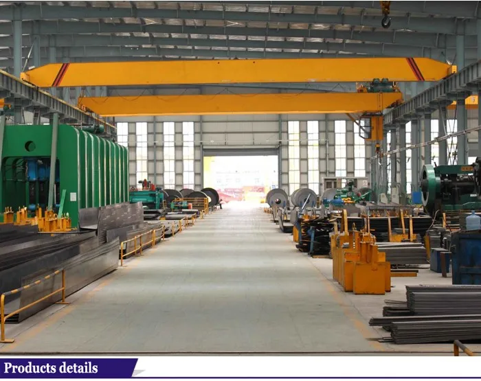 high quality heavy duty 10 ton single girder bridge crane