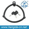YH1393 New product 3 Section Easy Folding Anti-Theft Bicycle Key Lock