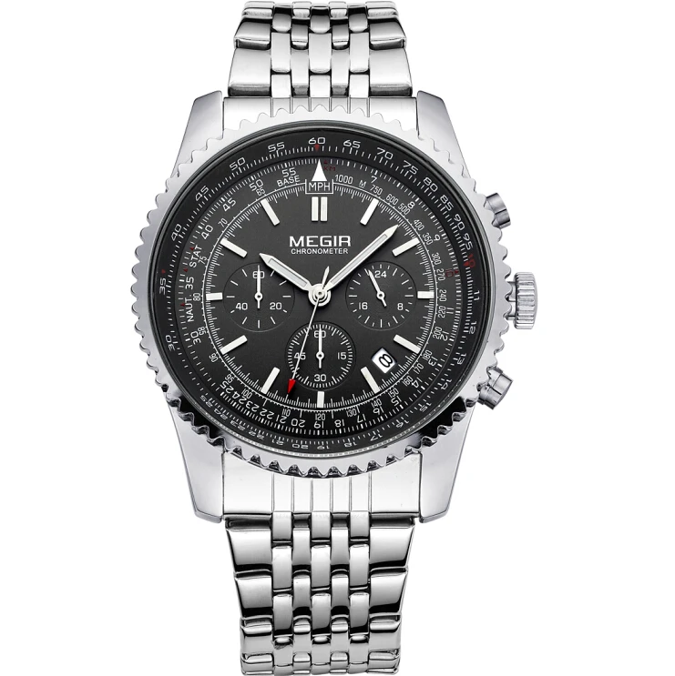 2016 stainless steel new model original megir watch