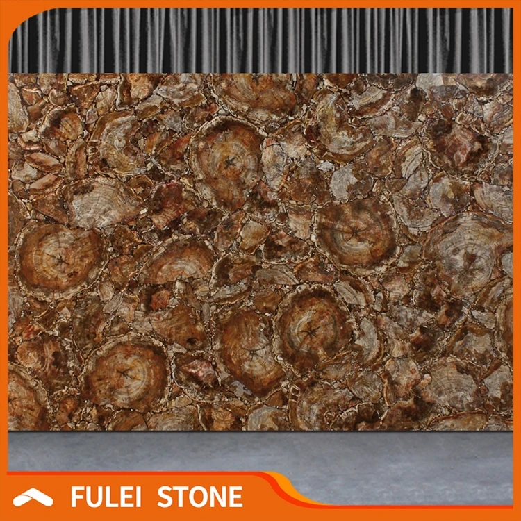 Luxurious Semi Precious Brown Petrified Wood Gemstone Stone Slab Buy Petrified Wood Petrified Wood Slab Semi Precious Stone Product On Alibaba Com