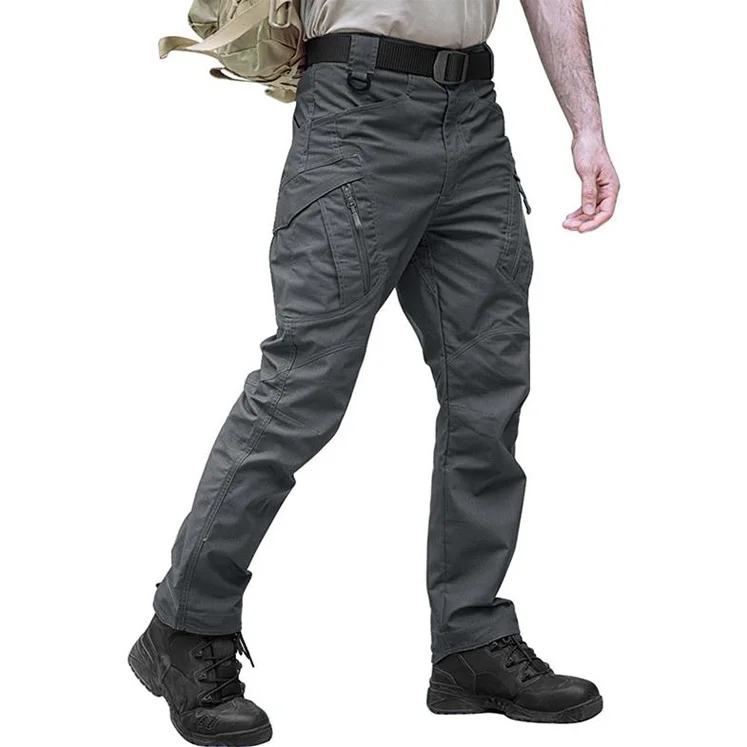 Men Outdoor Tactical Cargo Pants Navy Custom Pants 65% Polyester 35% ...