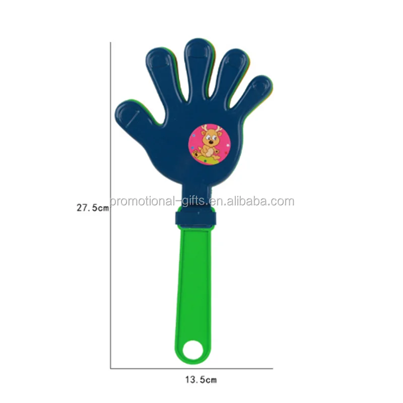 Oempromo custom Logo clap trap cheer toy plastic hand clap trap