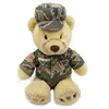 Personalized US Army Combat Military Uniform Plush Stuffed Teddy Bear in Camouflage