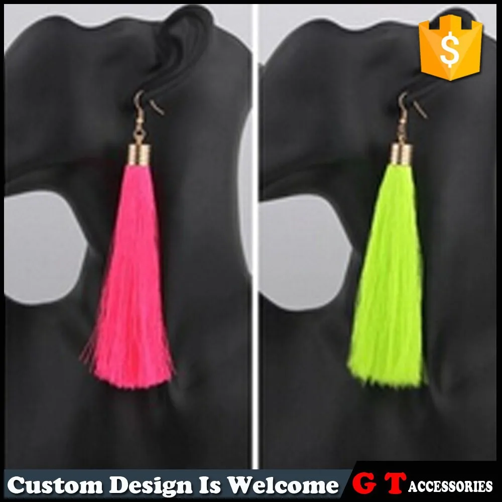 resham ke dhage ki earrings