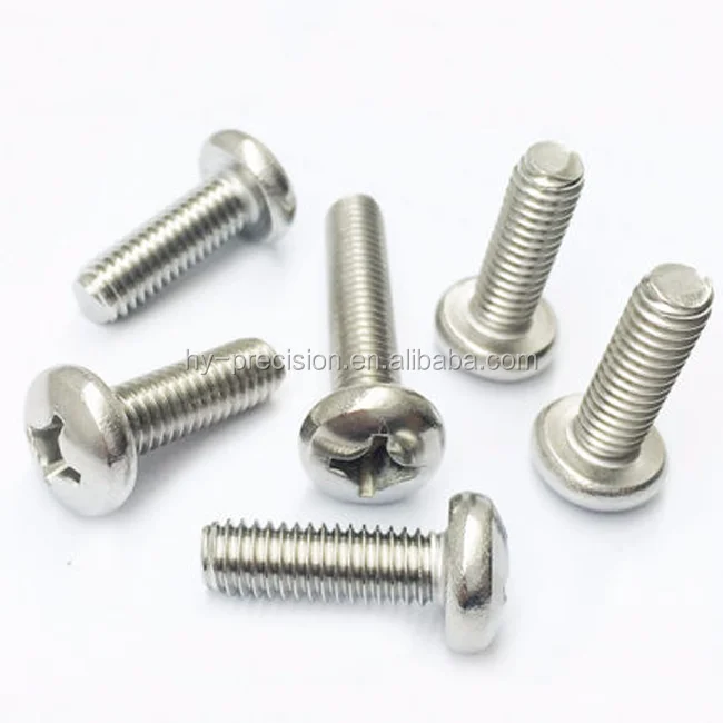 1/4-20 Stainless Steel Unc Phillips Button Pan Head Screw - Buy ...