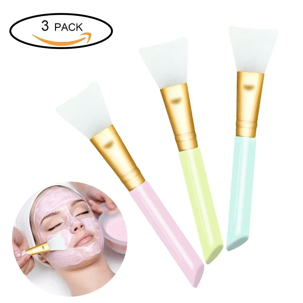 Buy 3 PCS Silicone Face Mask Brush,Mask Beauty Tool Soft Silicone ...