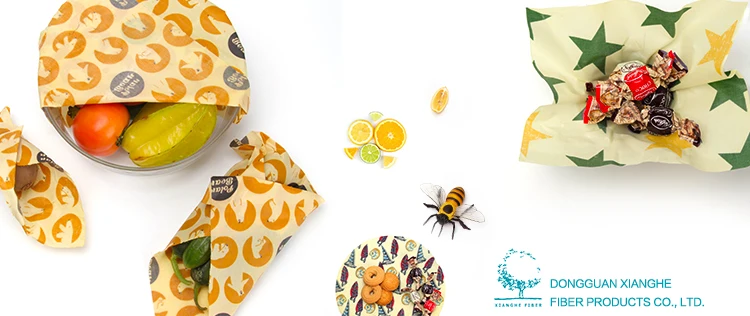 Eco Friendly Reusable Beeswax Food Wraps, Biodegradable, Sustainable Plastic Free Food Storage-1 Small, 1 Medium, 1 Large