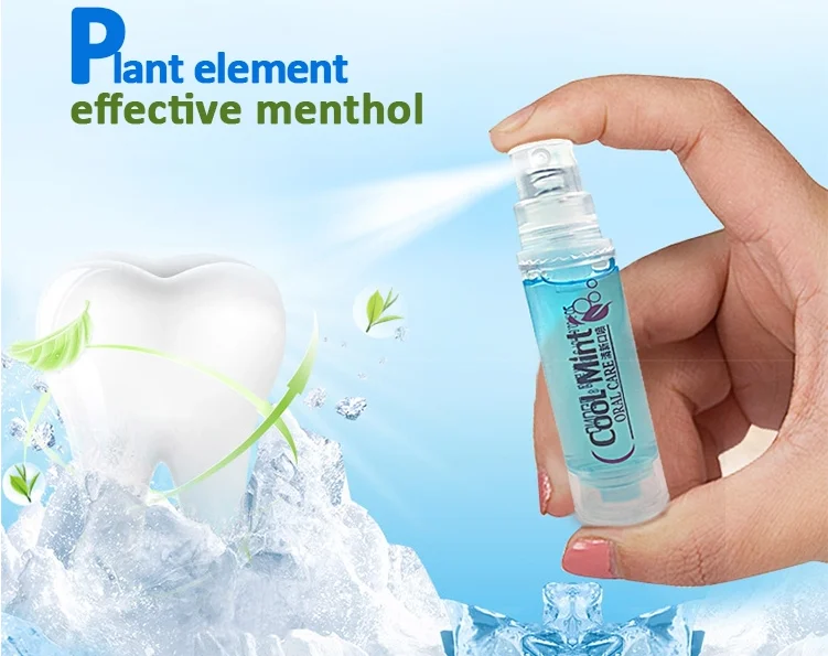 Mint Flavor Mouth Spray 100 Cold Refreshing Private Label Teeth