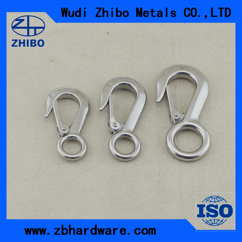 6500lb Capacity Lifting Hook - Large Opening Alloy Steel Crane Hook For Construction