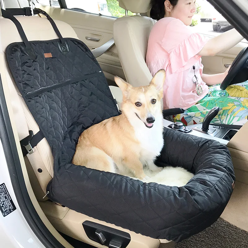2 In 1 Dog Pet Car Seat Cover Bed Memory Foam - Buy Dog Car Seat,Pet