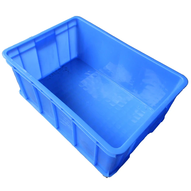 605*415*244mm Factory Direct Plastic Moving Crate Box