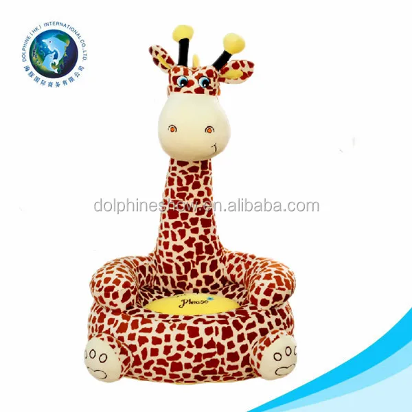 giraffe plush chair