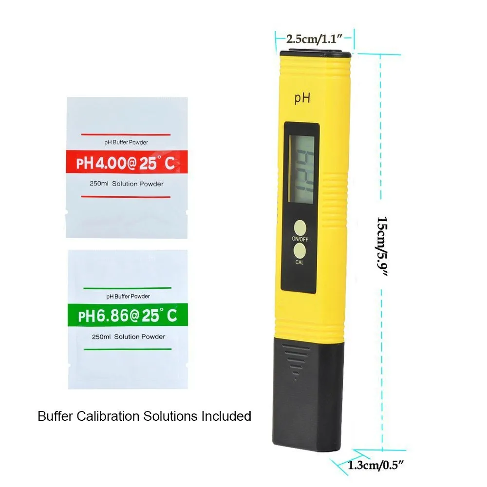 Fashionable Yellow Color Digital Ph Meter Aquarium Ph Meter Buy