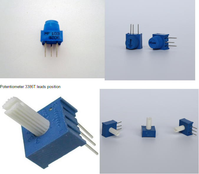 Multiturns Multiturn Adjustable Ceramic Trimmer Potentiometer 1k 102