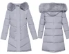 best high quality down jacket supply from china manufacture winter down jacket slim long dress model women duck down jacket