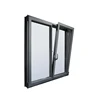 Aluminium doors and window manufacturer double glazed aluminium tilt and turn window meet Australian standard as2047