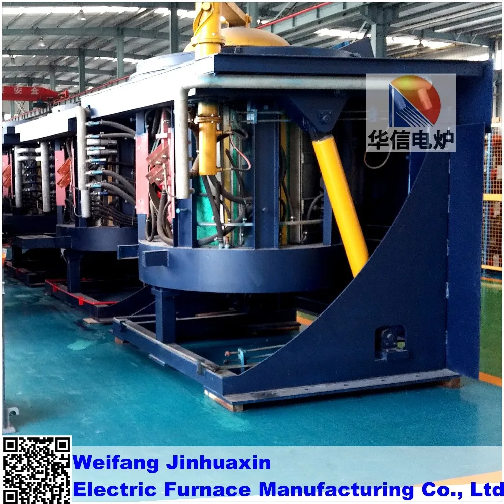 0.75Ton Medium Frequency Electric Induction Furnace