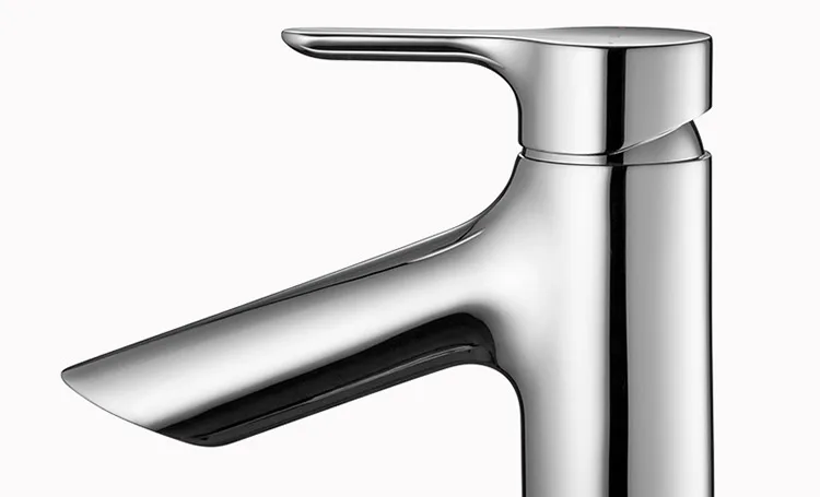 YIDA Sanitary Ware White Black Matte Single Handle Water Basin Bathroom Faucet