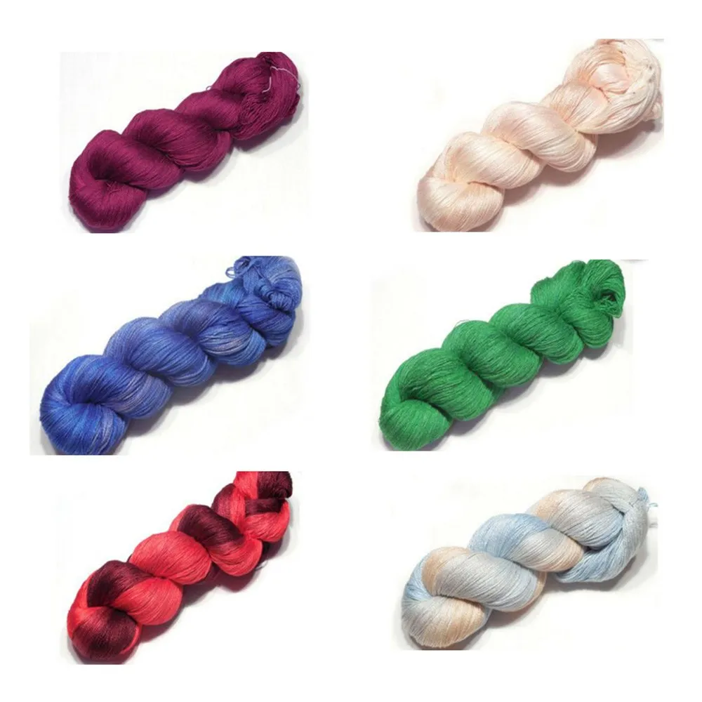 100 Silk Yarn For Silk Clothing Making And Scarf Made By High Quality