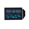7 segment monochrome lcd display VA type high resolution for thermometer