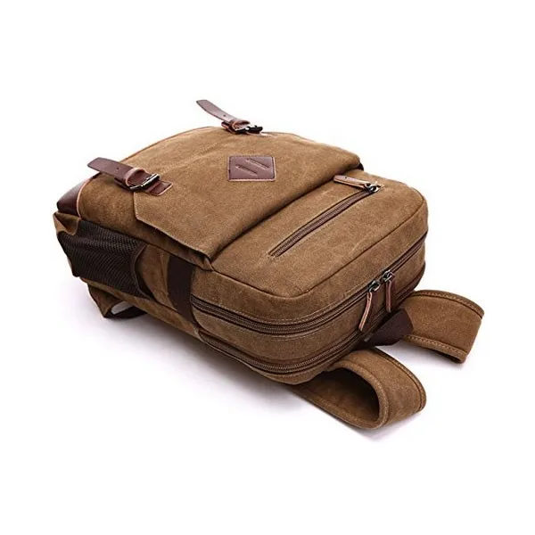 2021 Hot Selling Heavy Duty Vintage Canvas Backpack