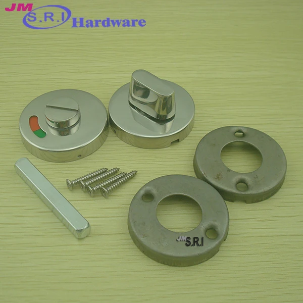 Chins Supplier Sus304 Thumb Turn Door Lock With Indicator For Toilet