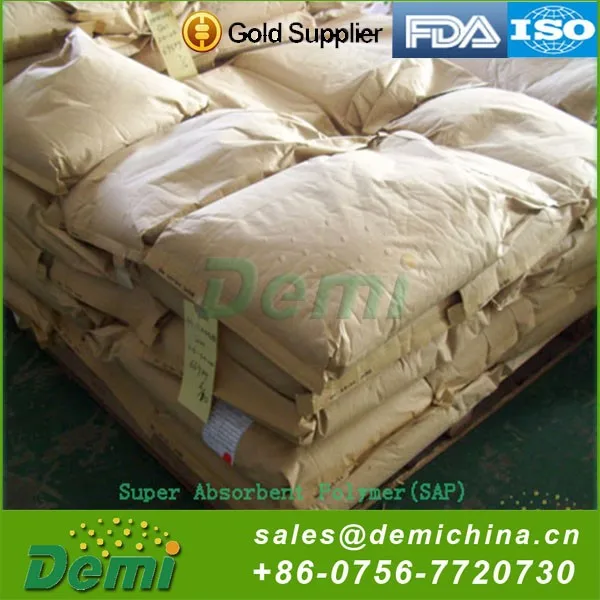 Biodegradable Sap Super Absorbent Polymer Price for Diaper
